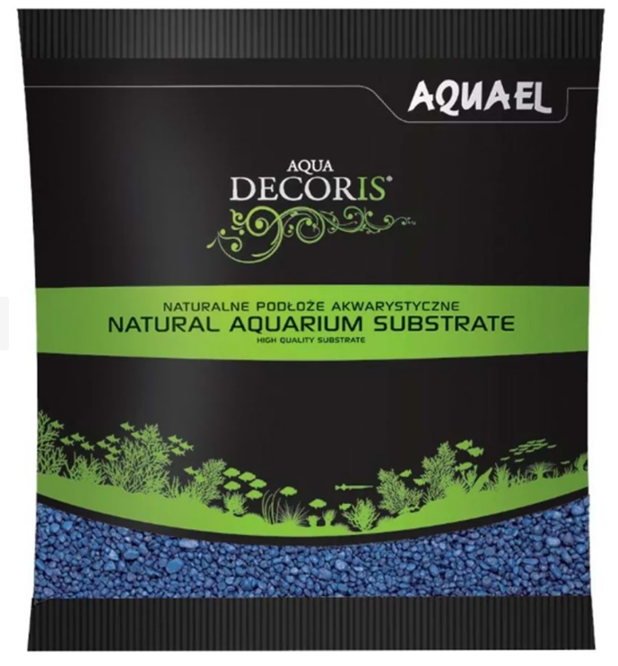 Aquael Gravel Decoris Mavi Kum 1KG Aquael Gravel Decoris Mavi Kum 1KG
