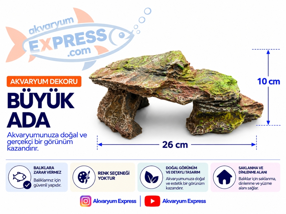 BÜYÜK ADA AKVARYUM DEKORU