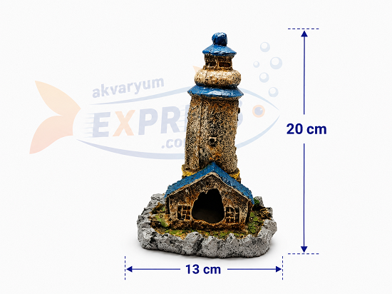 BÜYÜK DENİZ FENERİ AKVARYUM DEKORU