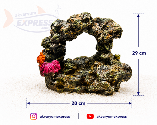 BÜYÜK KAYA AKVARYUM DEKORU MAĞAZADAN SATILIR