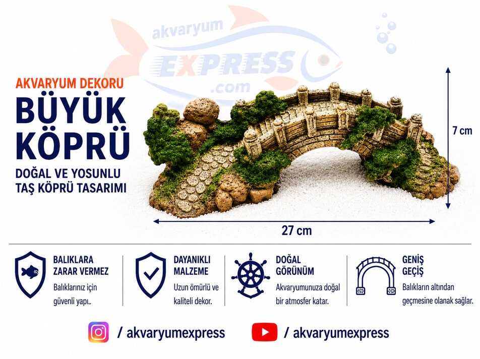 BÜYÜK KÖPRÜ AKVARYUM DEKORU