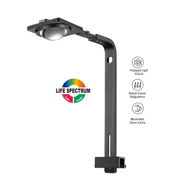 COCO 10W RGB MOD AYARLI LED AKVARYUM AYDINLATMA 100X80 MM