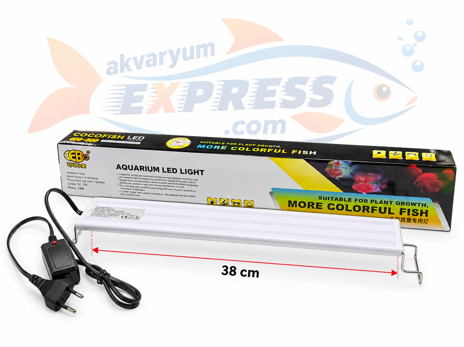 COCO 11W ULTRA İNCE AKVARYUM AYDINLATMA 41-60CM AKVARYUMLAR İÇİN