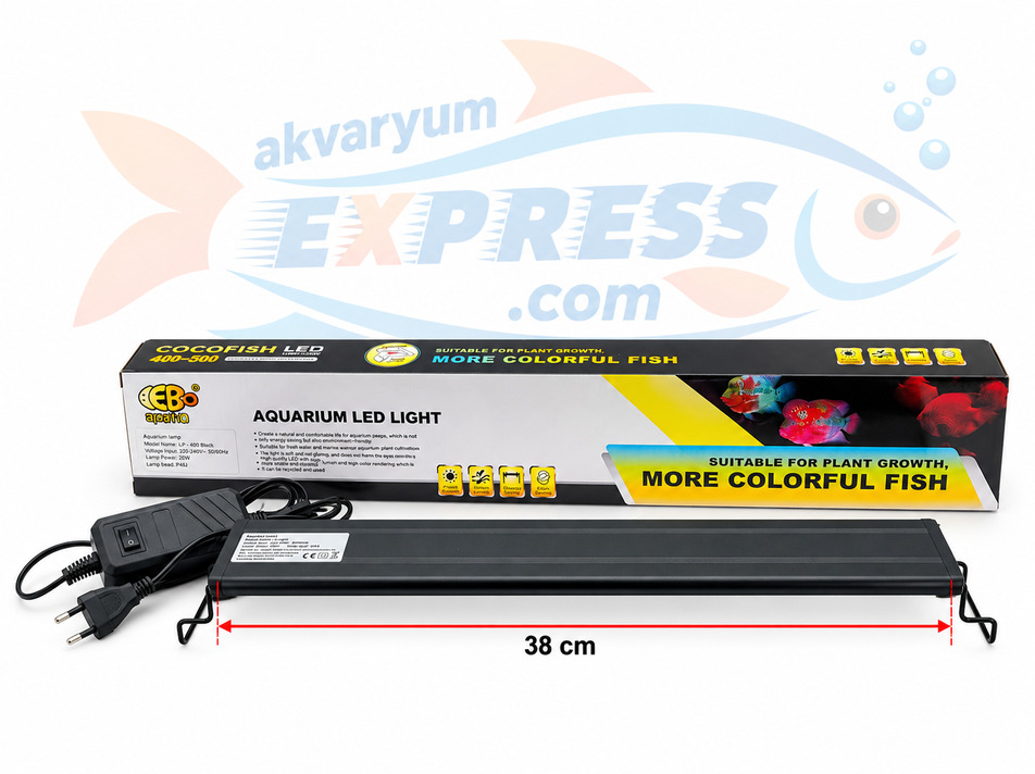COCO 12W AKVARYUM LED AYDINLATMA 42-60CM AKVARYUMLARA UYGUN