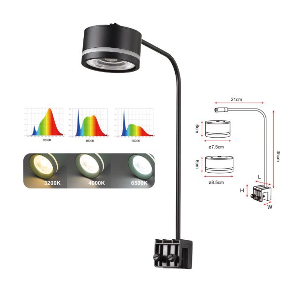 COCO 18W LED AKVARYUM YÖNLÜ AYDINLATMA 85X60 MM