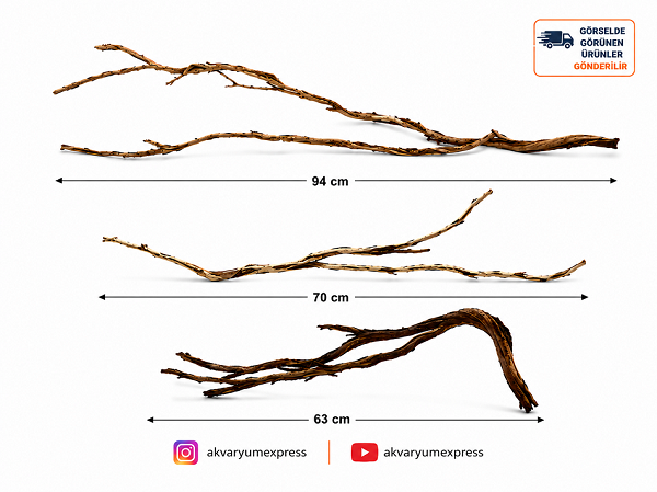 DOĞAL DEKORATİF RİBBED WOOD YATİ AKVARYUM DEKORU