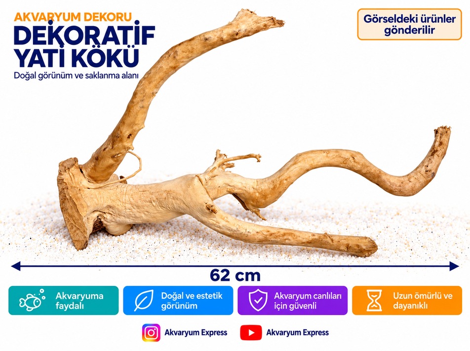 DOĞAL DEKORATİF YATİ KÖKÜ AKVARYUM DEKORU PREMİUM