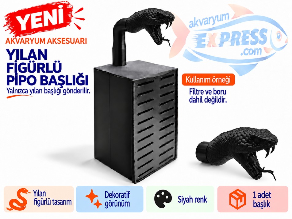 HAMBURG SUMPLU PİPO BORU BAŞLIĞI YILAN