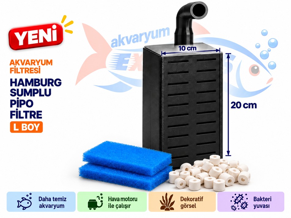HAMBURG SUMPLU PİPO L BOY DOLU SET