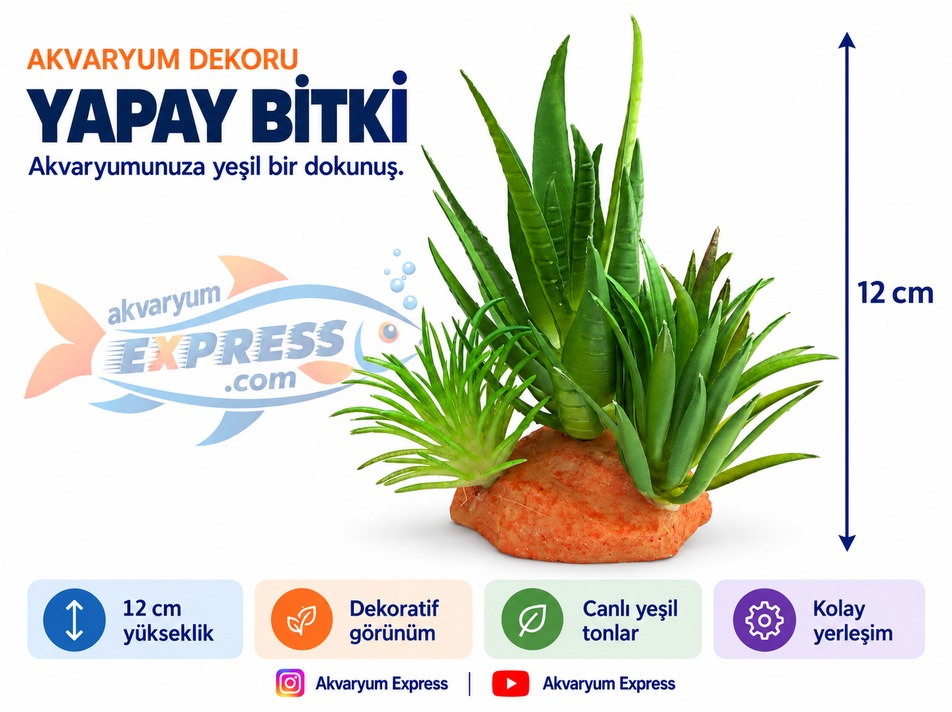 KAYA TABANLI YAPAY PLASTİK BİTKİ