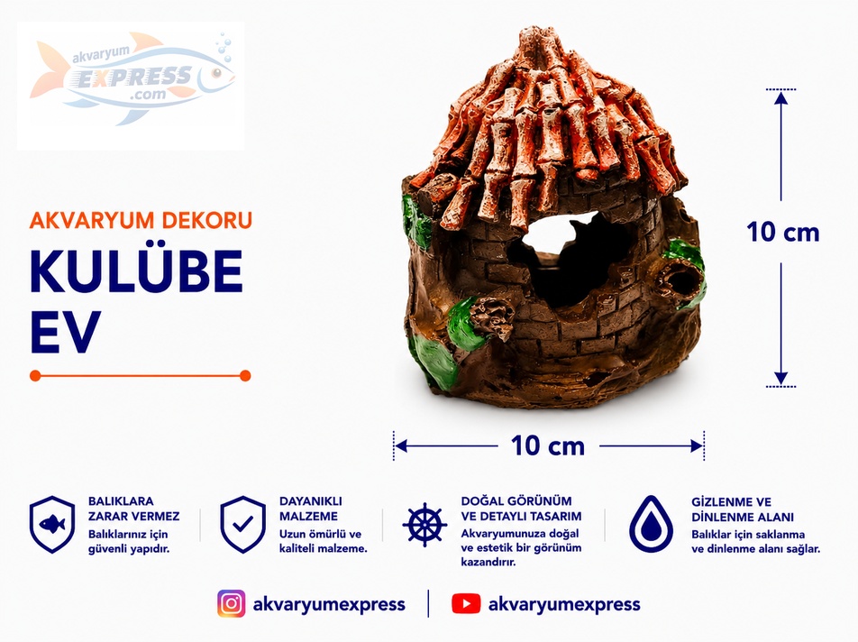 KULUBE EV AKVARYUM DEKORU