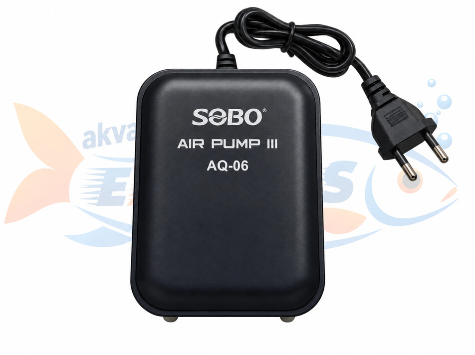 SOBO HAVA MOTORU 5 W 2 X 4 LT/MİN ÇİFT ÇIKIŞLI