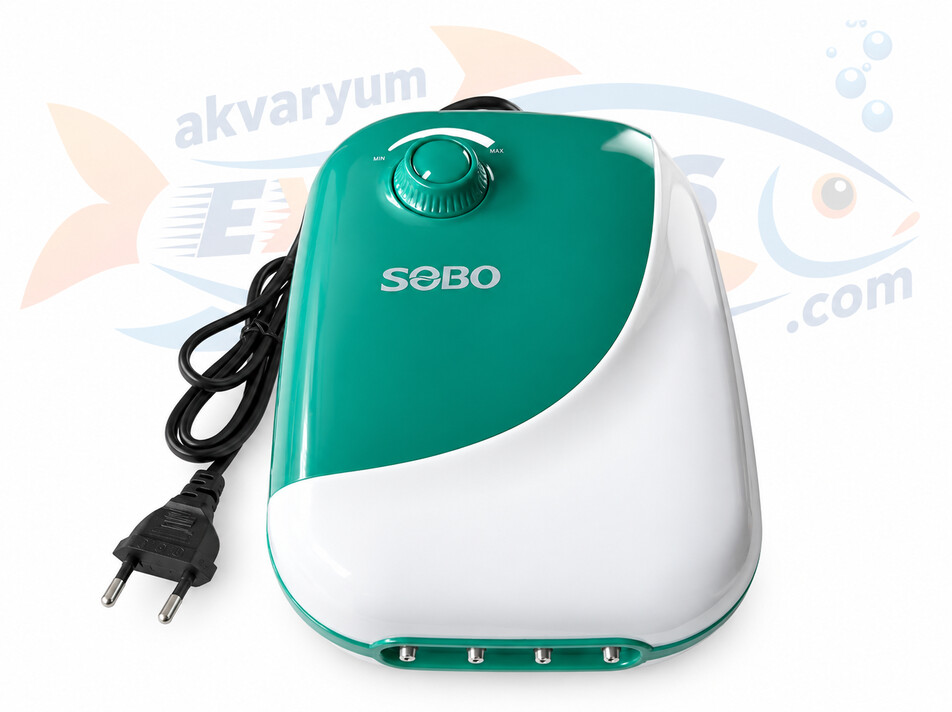 SOBO HAVA MOTORU DÖRT ÇIKIŞ 12W 