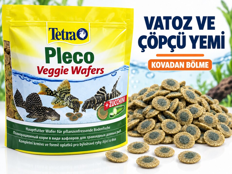 TETRA PLECO VATOZ VE ÇÖPÇÜ YEMİ 50gr