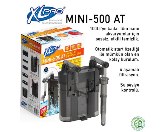 XLPRO MINI-500AT MİNİ DIŞ FİLTRE 450L/H (DOLU) XLPRO MINI-500AT MİNİ DIŞ FİLTRE 450L/H (DOLU)