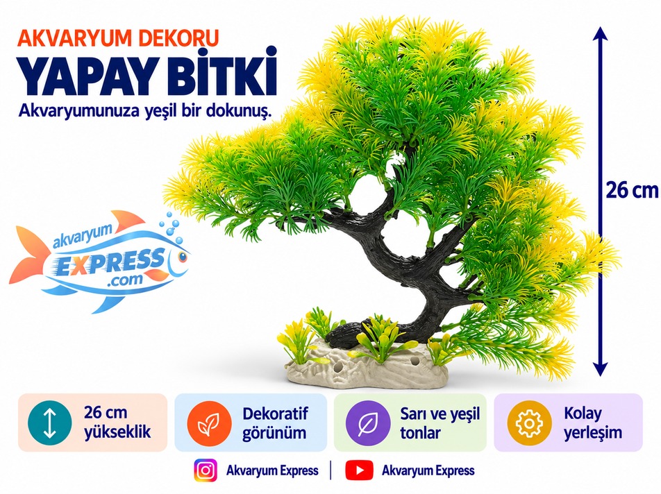 YAPAY PLASTİK BONZAİ BİTKİ
