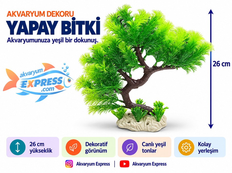 YAPAY PLASTİK BONZAİ BİTKİ